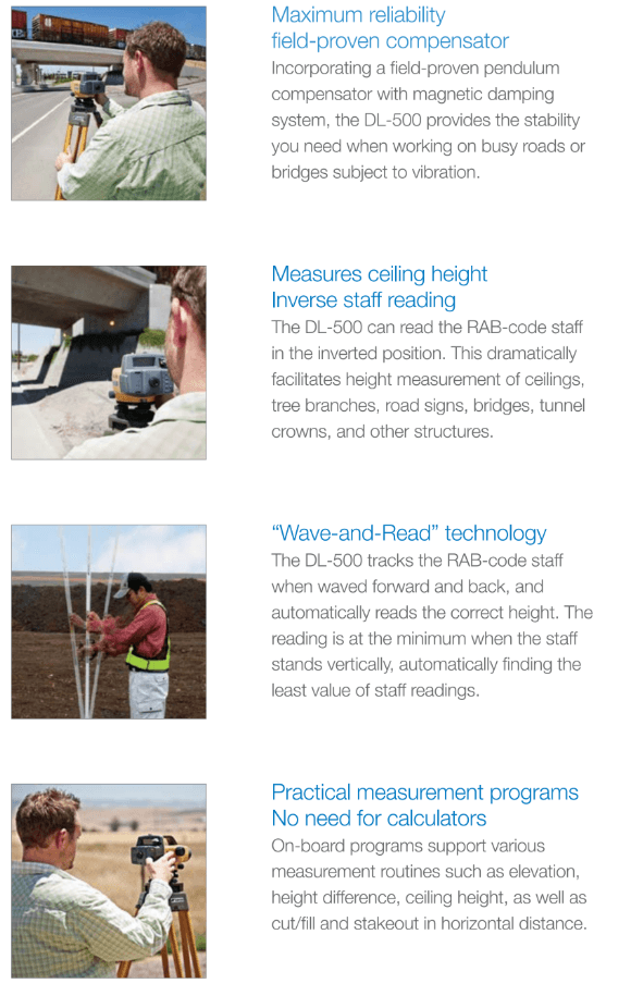 fitur unggulan topcon dl502-503