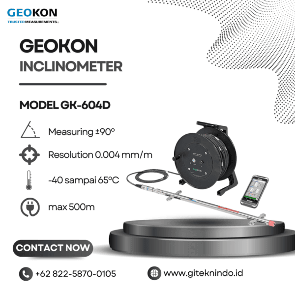 Geokon Digital Inclinometer System Model GK-604D