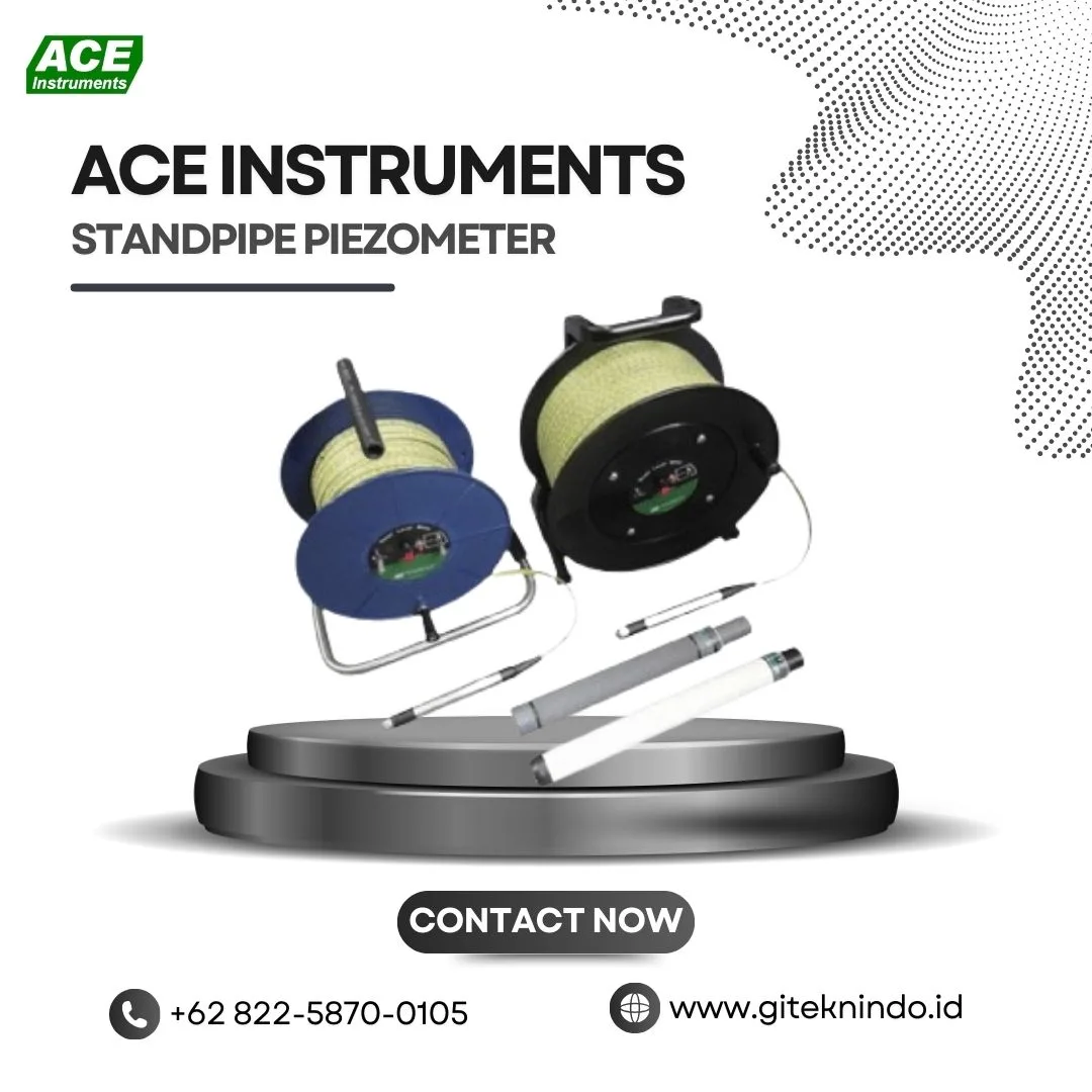 Ace Instruments Standpipe Piezometer | Pipa Observasi Air Tanah