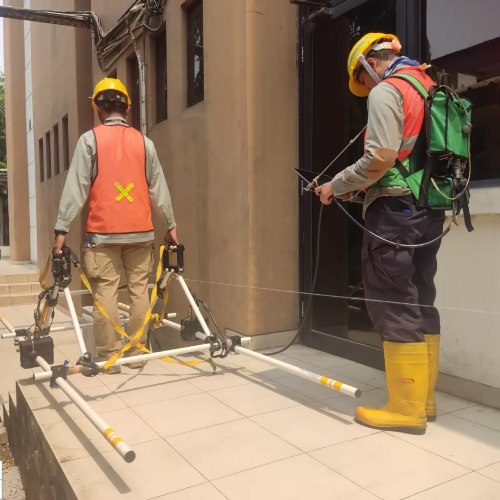 Ground Penetration Radar untuk Upgrade Struktur Gedung Pulensari di PT Indofood Sukser Makmur, Tbk. Divisi Bogasari Flour Mills