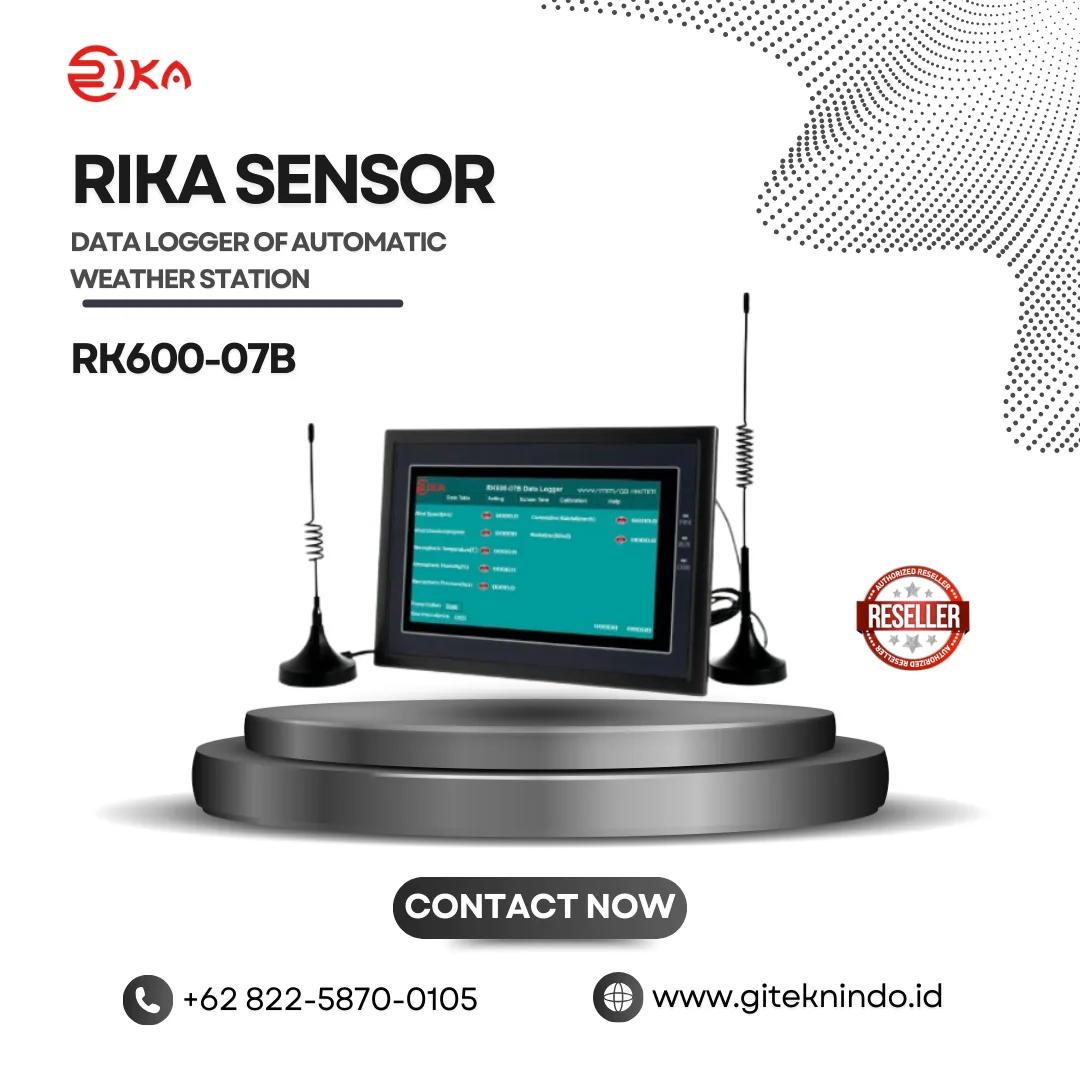 Data Logger Alat Ukur Cuaca Otomatis dengan Display | Rika RK600-07B
