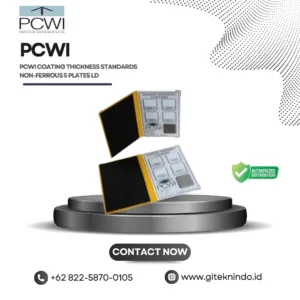 Coating Thickness Calibration Plates untuk Substrate Non-Ferrous | PCWI Coating Thickness Standards Non-Ferrous 5 Plates LD
