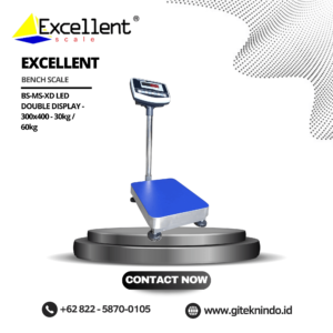 Excellent BS-MS-XD LED DOUBLE DISPLAY - 300x400 - 30kg / 60kg