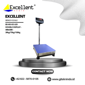 Excellent BS-MS-XD LED DOUBLE DISPLAY - 400x500 - 30kg/75kg/150kg