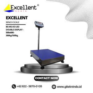 Excellent BS-MS-XD LED DOUBLE DISPLAY - 500x600 - 300kg/500kg