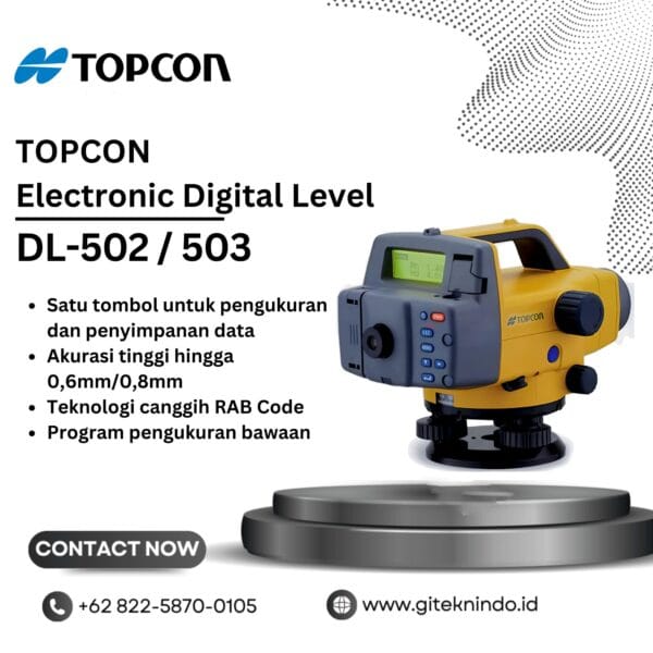 TOPCON DL-502-503 Electronic Digital Level