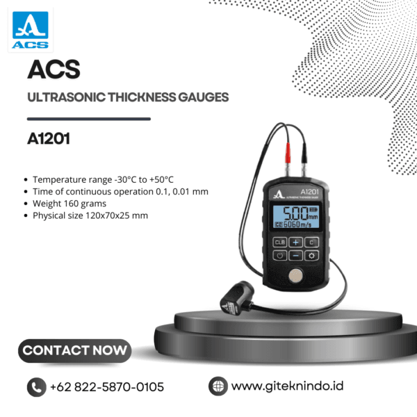 Gambar ACS Ultrasonic Thickness Gauges A1201