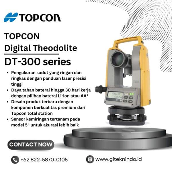 TOPCON DT-300 Digital Theodolite