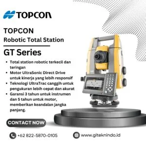 Robotic Total Station untuk Survei Otomatis | Topcon GT Series