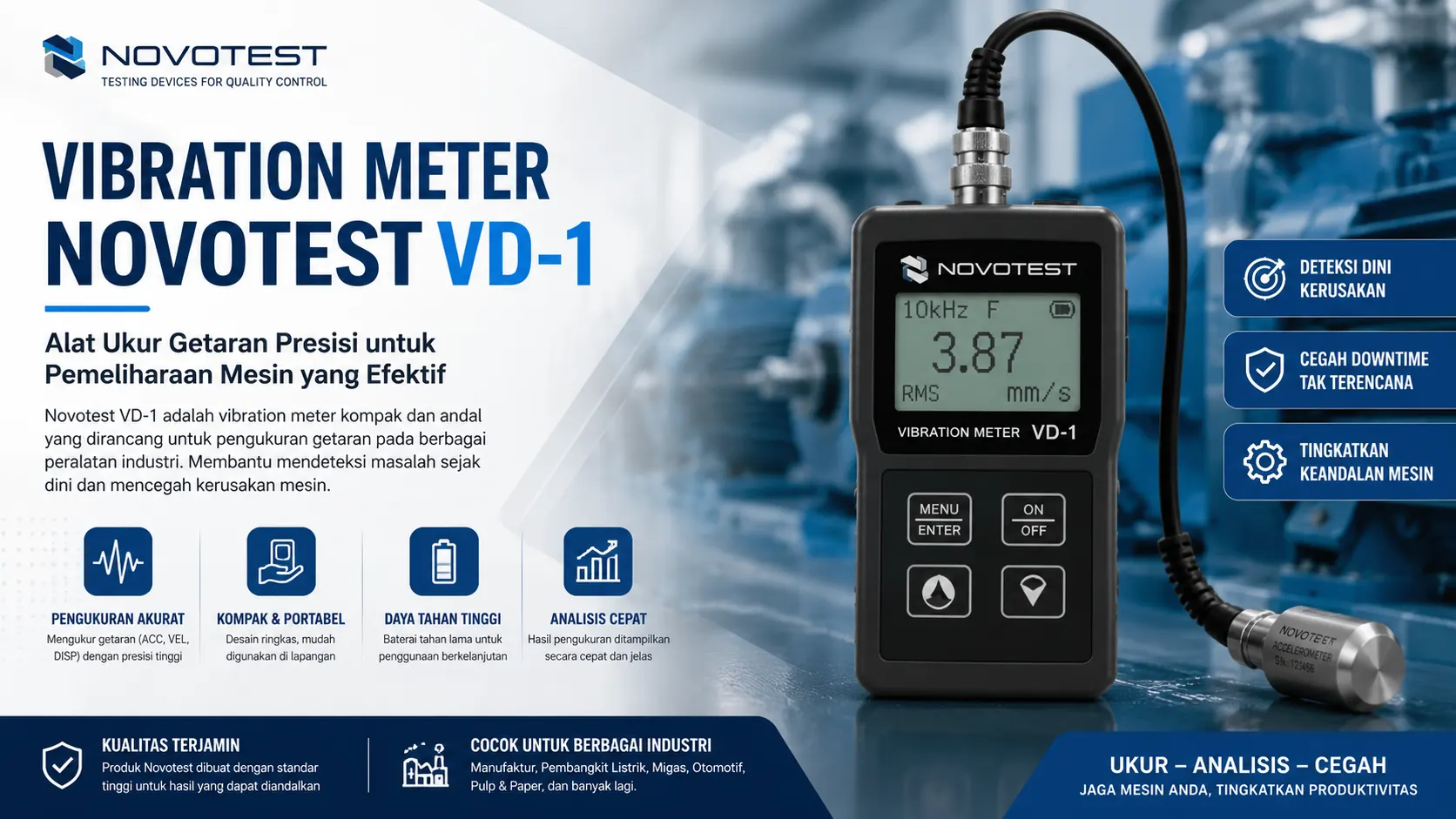 Produk Vibration Meter Novotest VD-1