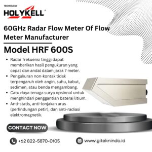 Holykell 60GHz Radar Flow Meter Of Flow Meter Manufacturer In Model HRF 600S