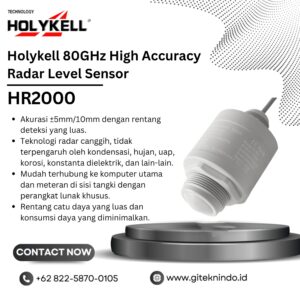 Holykell HR2000 80GHz High Accuracy Radar Level Sensor