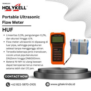 Holykell HUF Portable Ultrasonic Flow Meter