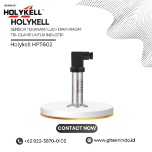 Sensor Tekanan Flush Diaphragm Tri-Clamp Holykell HPT602
