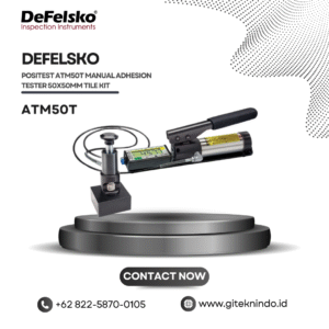 DeFelsko PosiTest ATM50T Manual Adhesion Tester 50x50mm Tile Kit