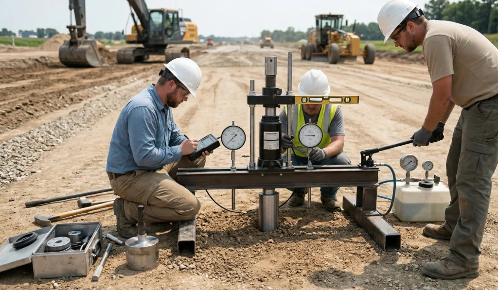 Pengujian California Bearing Ratio (CBR) Lapangan