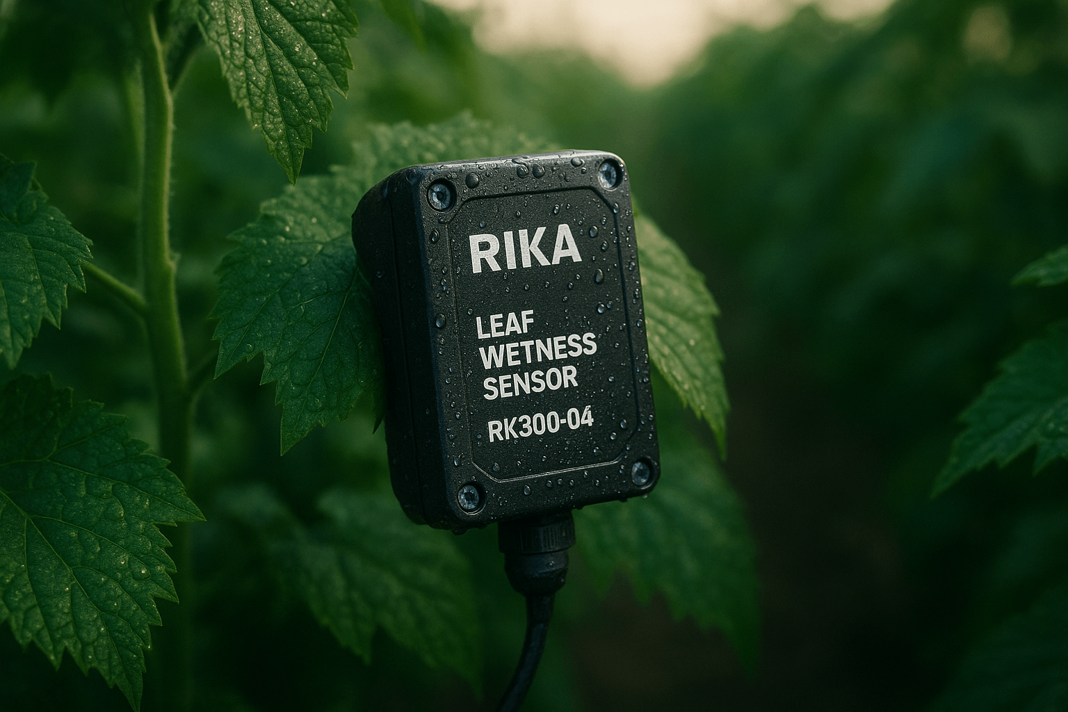 Senson Kebasahan Daun Rika