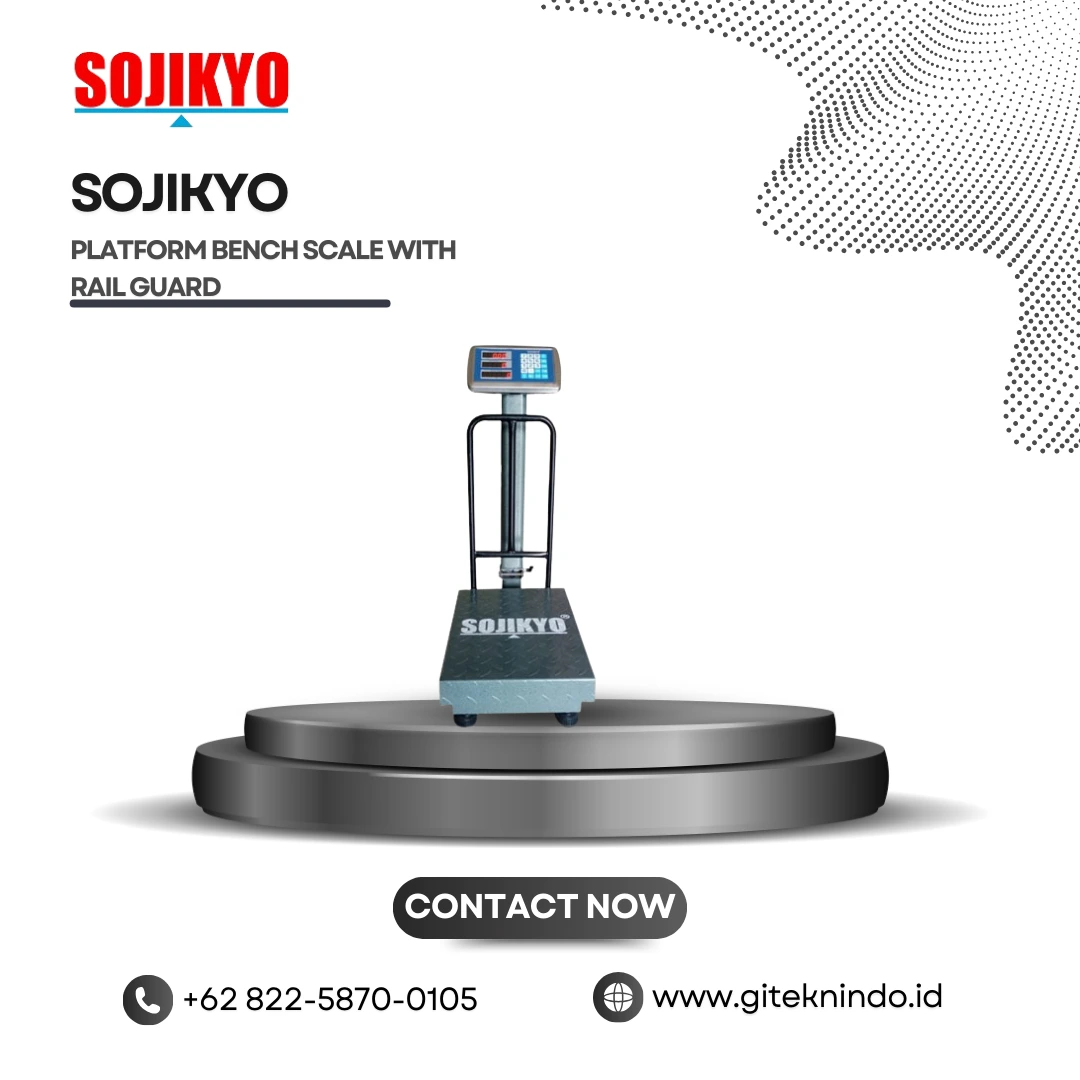 Sojikyo Platform Bench Scale with Rail Guard PT Global Intan Teknindo