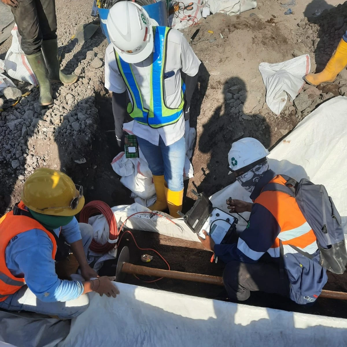 Magnetic Spider Extensometer