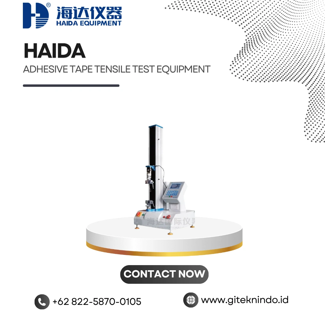 Tensile Test Equipment untuk Uji Tarik Pita Perekat | Haida Adhesive Tape