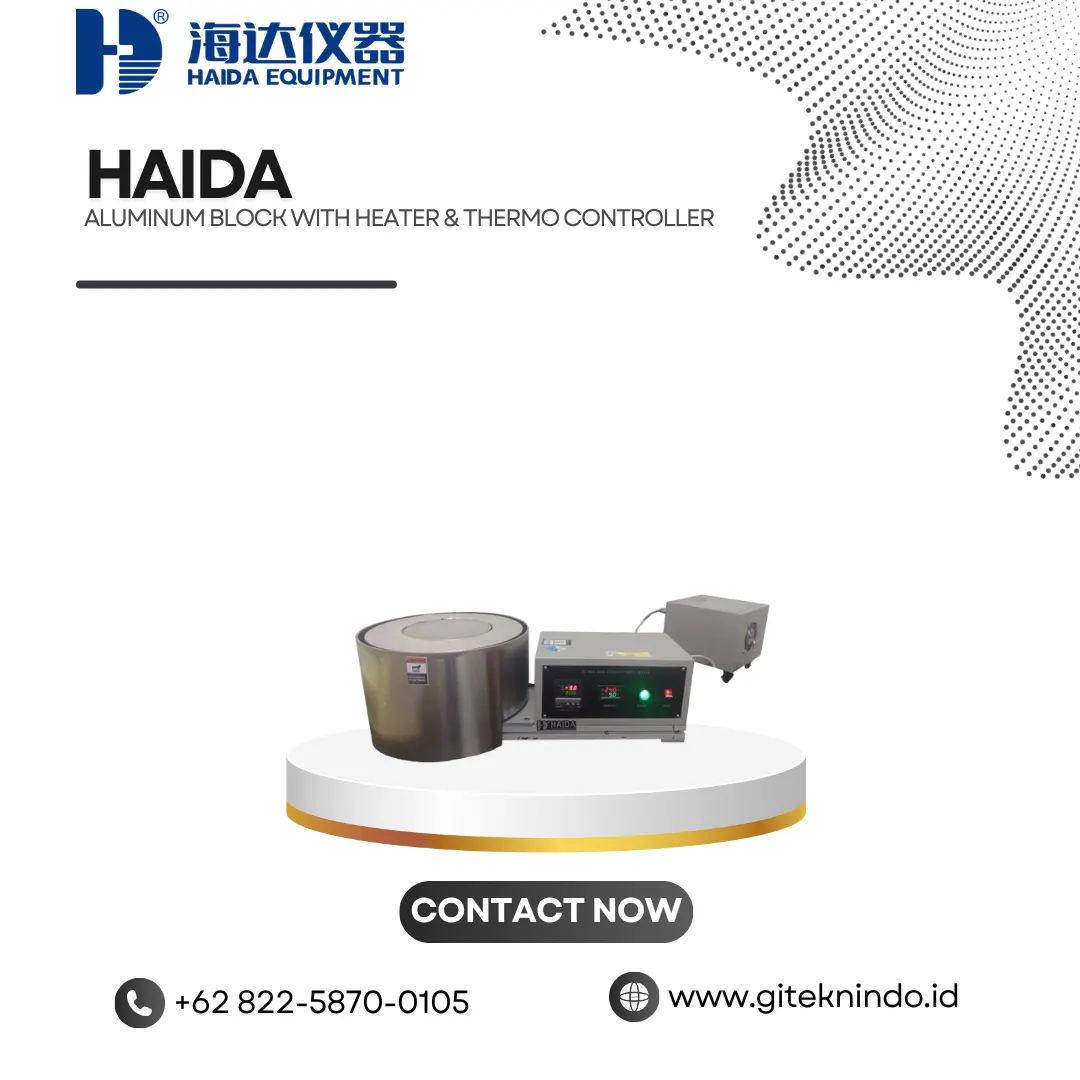 Aluminum Block with Heater & Thermo Controller untuk Pemanas | Haida