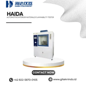 Flammability Tester untuk Uji Bakar Interior Otomotif | Haida
