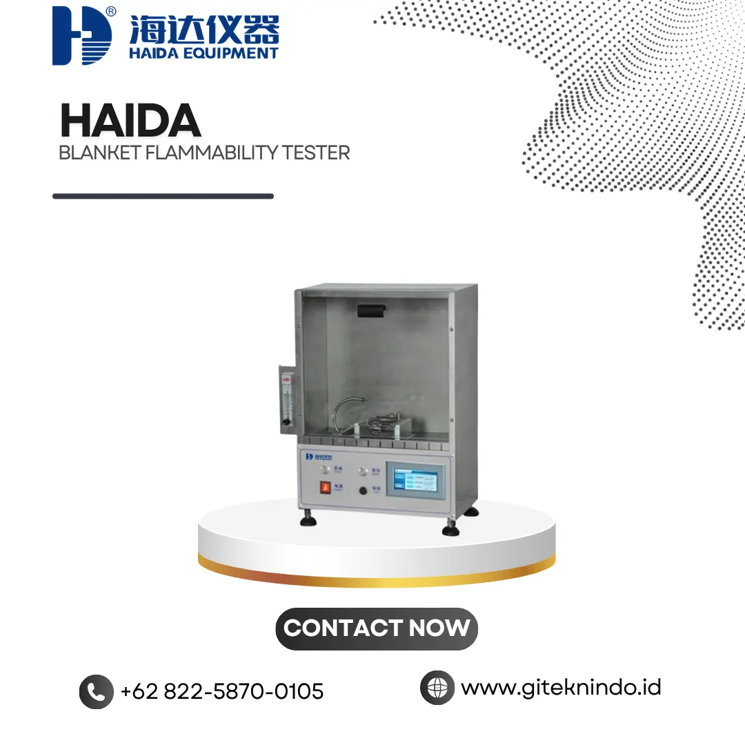 Blanket Flammability Tester untuk Uji Bakar Selimut | Haida