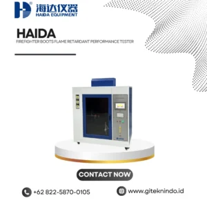 Flame Retardant Performance Tester untuk Sepatu Pemadam | Haida