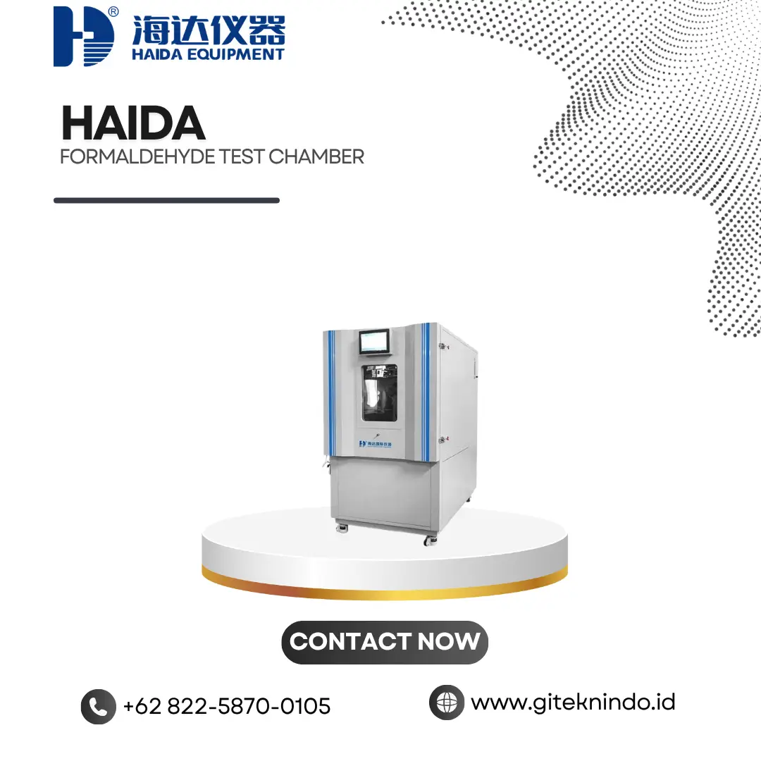 Formaldehyde Test Chamber untuk Uji Emisi Gas | Haida