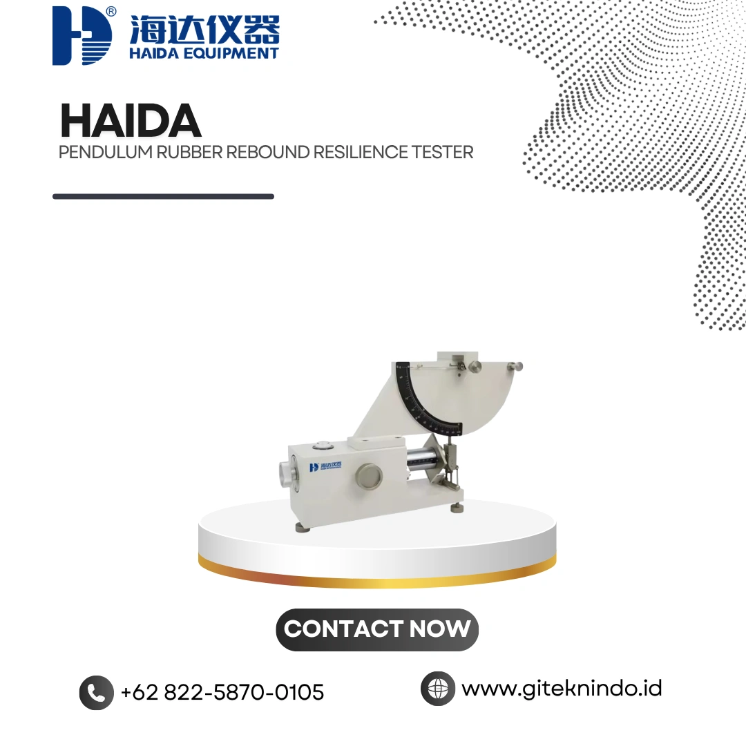 Pendulum Rebound Resilience Tester untuk Karet | Haida