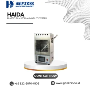 45° Flammability Tester untuk Uji Bakar Film Plastik | Haida