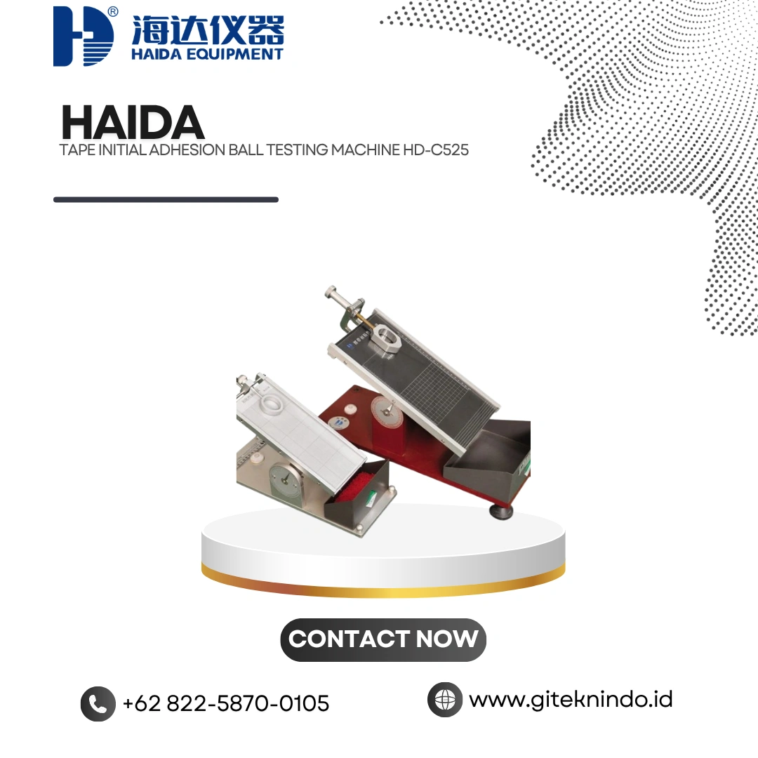 Initial Adhesion Ball Testing Machine untuk Pita Perekat | Haida HD-C525