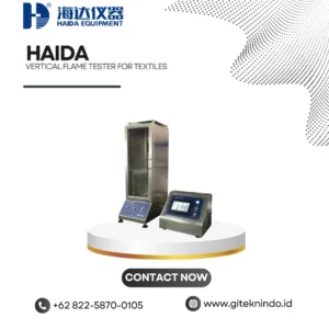 Vertical Flame Tester untuk Uji Bakar Tekstil | Haida