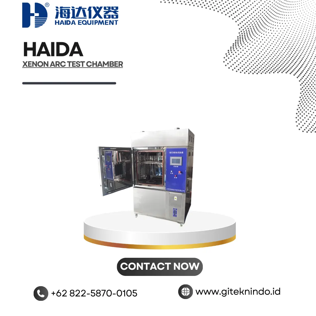 Xenon Arc Test Chamber untuk Simulasi Sinar Matahari | Haida Xenon Arc