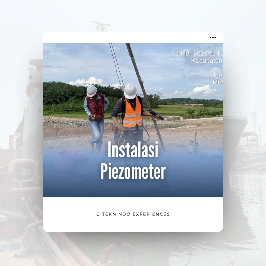 Proyek Instalasi Piezometer Proyek Tol Serang Panimbang – PT WIKA
