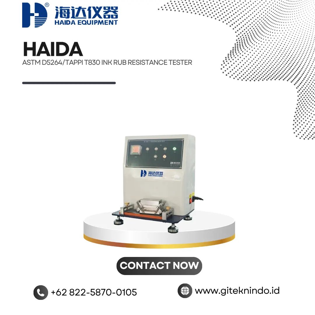 Ink Rub Resistance Tester ASTM D5264 / TAPPI T830 | Haida