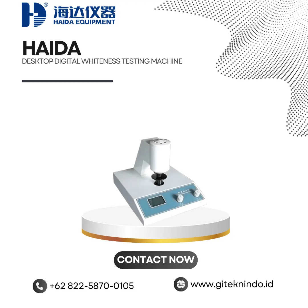 Desktop Digital Whiteness Testing Machine untuk Kertas | Haida
