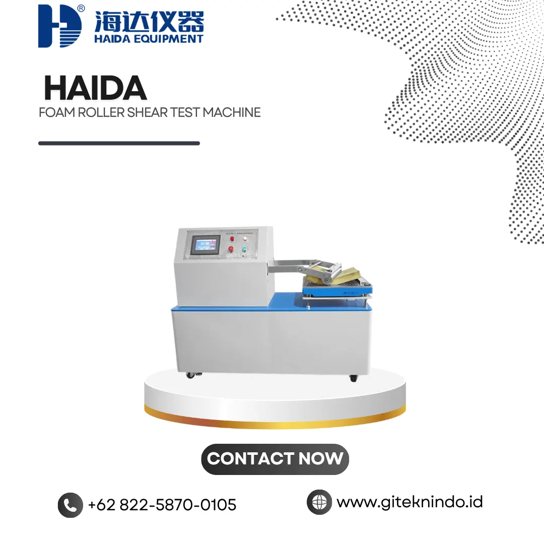 Foam Roller Shear Test Machine untuk Uji Geser Busa | Haida