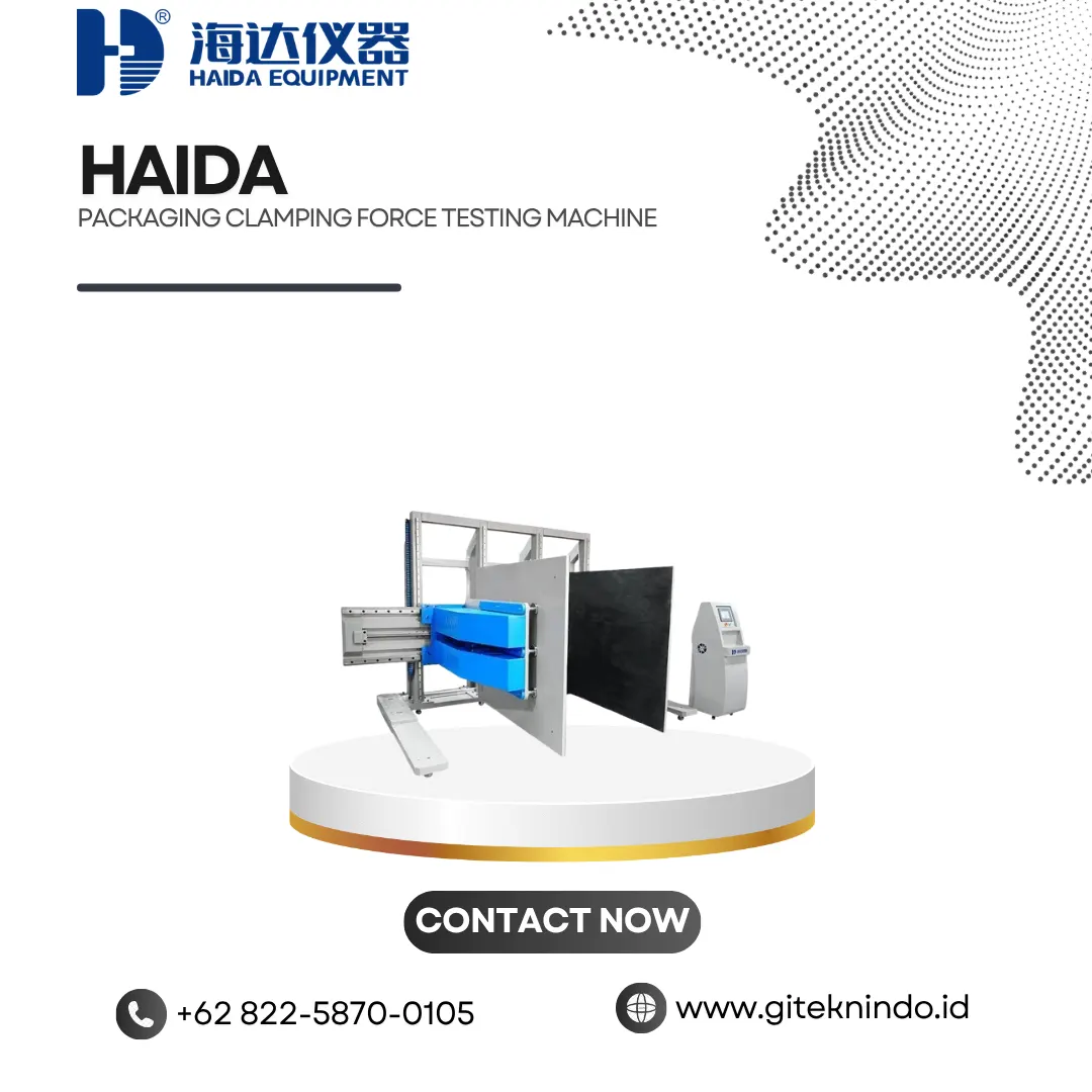 Clamping Force Testing Machine untuk Uji Jepit Kemasan | Haida