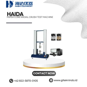 Paper Core Radial Crush Test Machine untuk Uji Tekan Inti Kertas | Haida