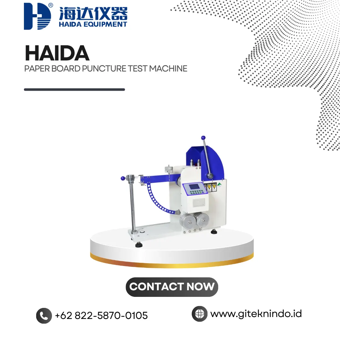 Paper Board Puncture Test Machine untuk Uji Tusuk Kertas | Haida