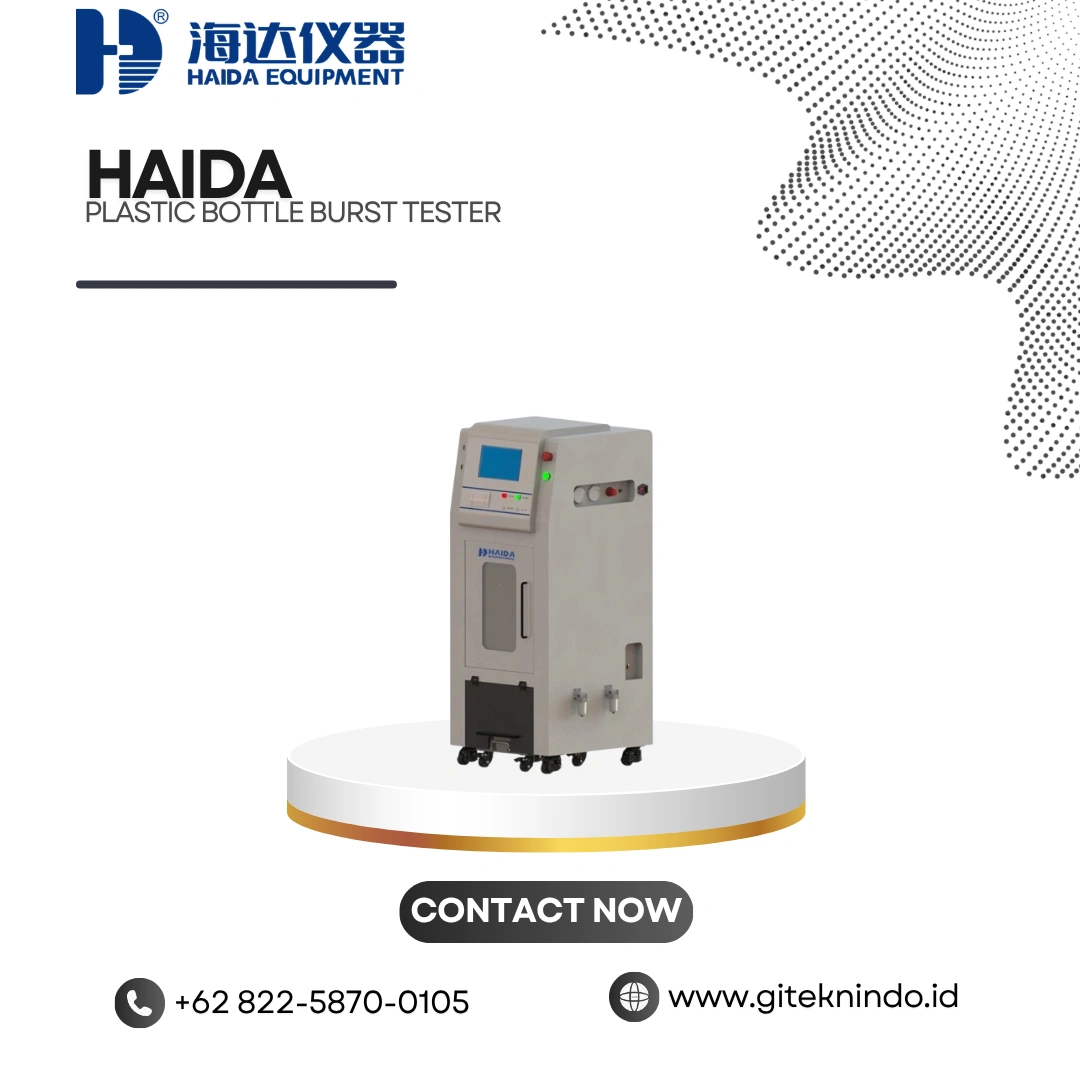 Burst Tester untuk Uji Pecah Botol Plastik | Haida