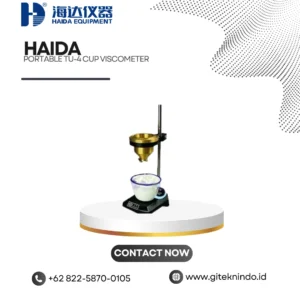 Portable TU-4 Cup Viscometer untuk Uji Kekentalan | Haida
