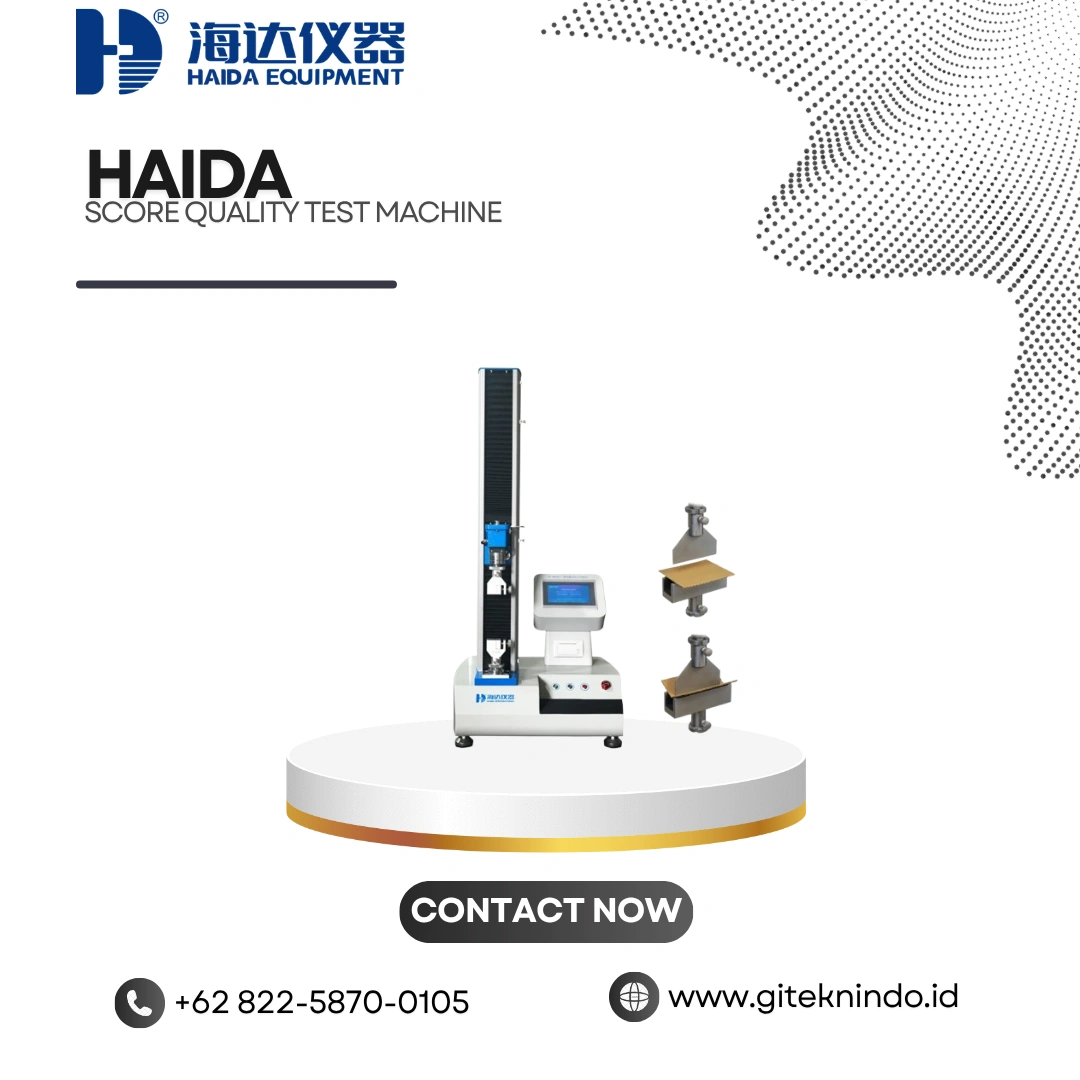 Score Quality Test Machine untuk Uji Kualitas Lipatan | Haida