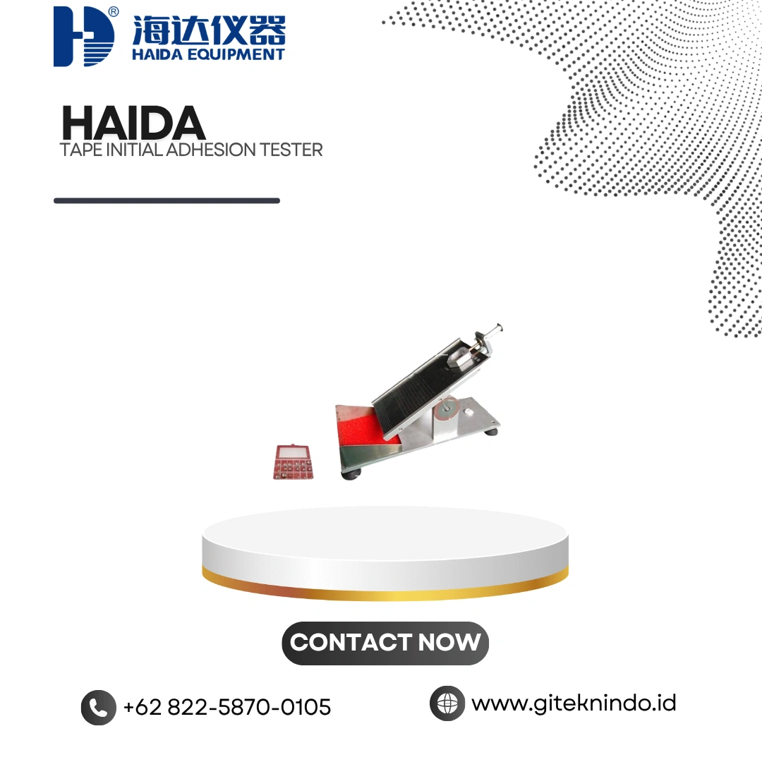 Initial Adhesion Tester untuk Uji Rekat Awal Selotip | Haida