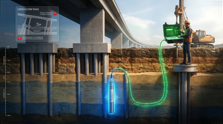 Peran Vibrating Wire Piezometer Cegah Likuifaksi Tanah Pasir