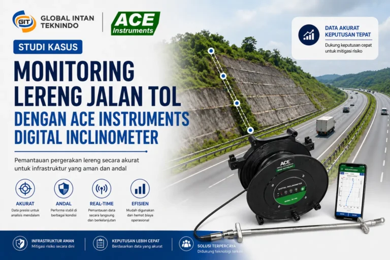 Studi Kasus: Monitoring Longsor Lereng dengan Inclinometer