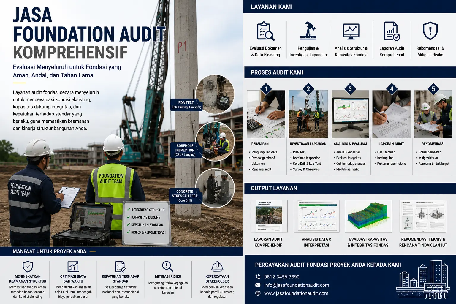 Layanan Jasa Foundation Audit Pengujian Pile