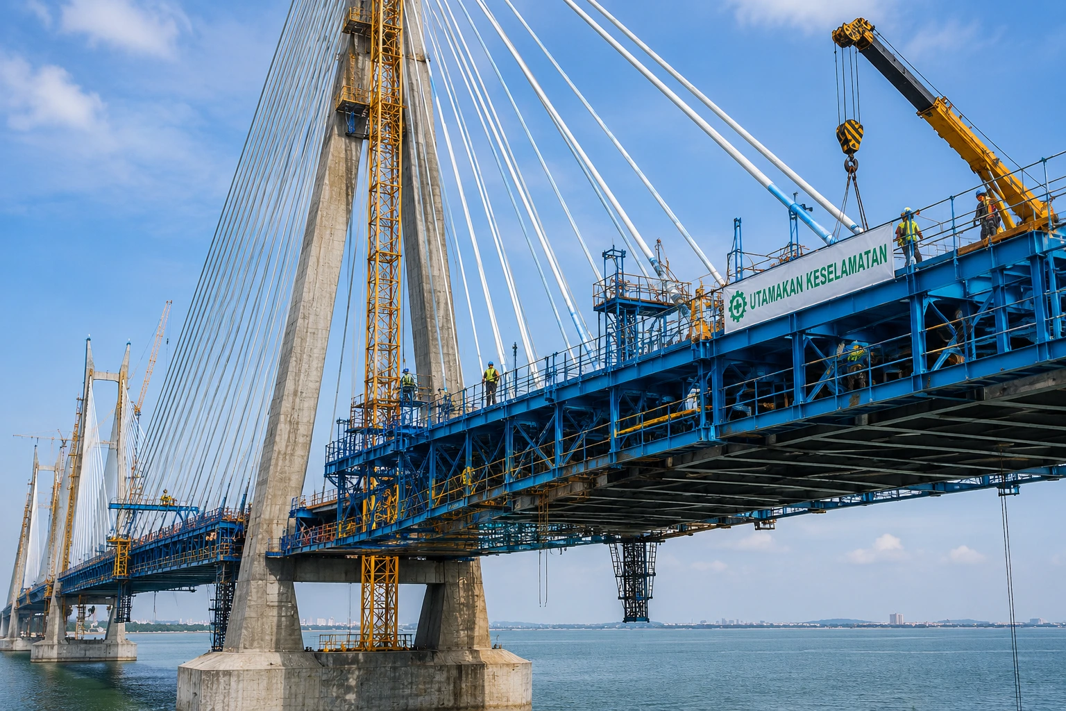 Konstruksi Jembatan Kabel Baja