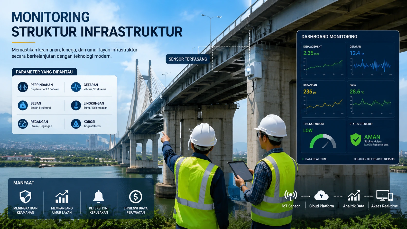 Jasa Monitoring Struktur Infrastruktur